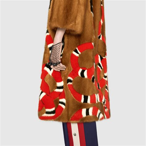 cars gucci coat|Gucci fur coats female.